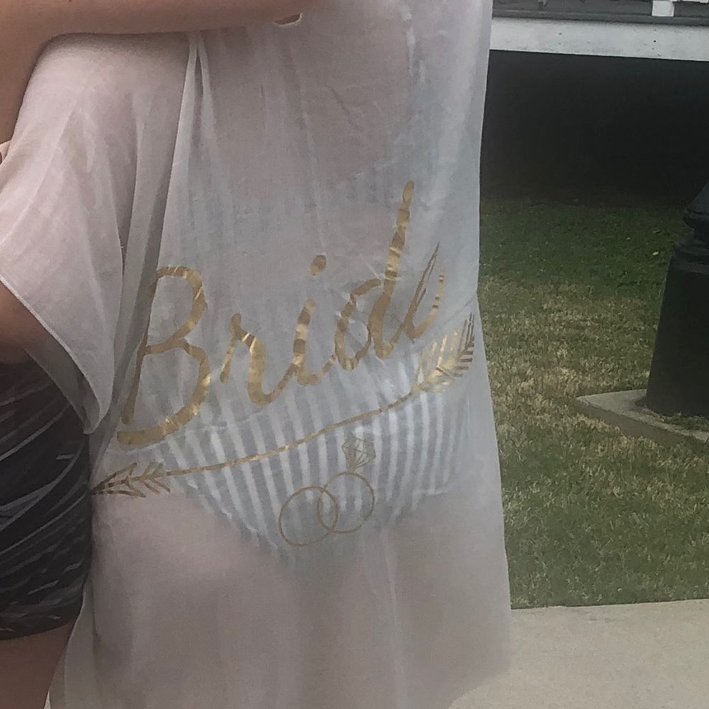 “Bride” cover up / lightweight cardigan